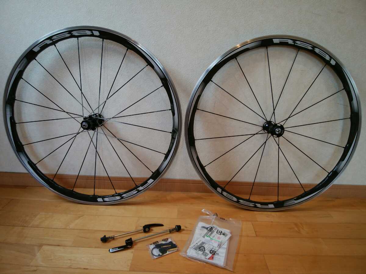 【美品！】Shimano シマノ WH RS81 C35 CL　クリンチャー シマノ11s　ホイール_1
