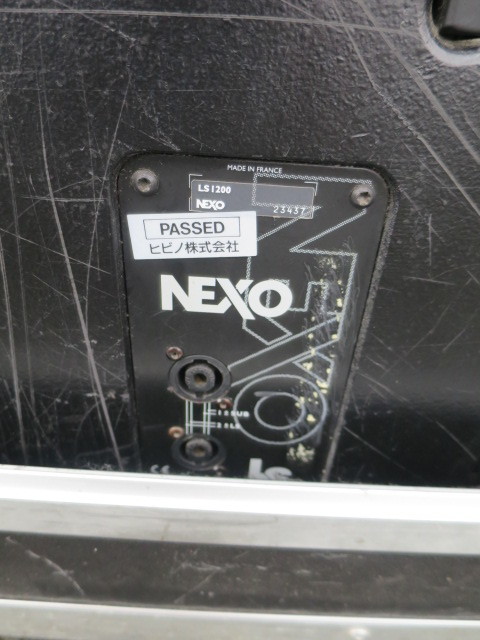 PAスピーカー　NEXO LS-1200 × 2台（NEXO・PSシリーズ・サブウーファー）キャスター付FRPハードケース付_5