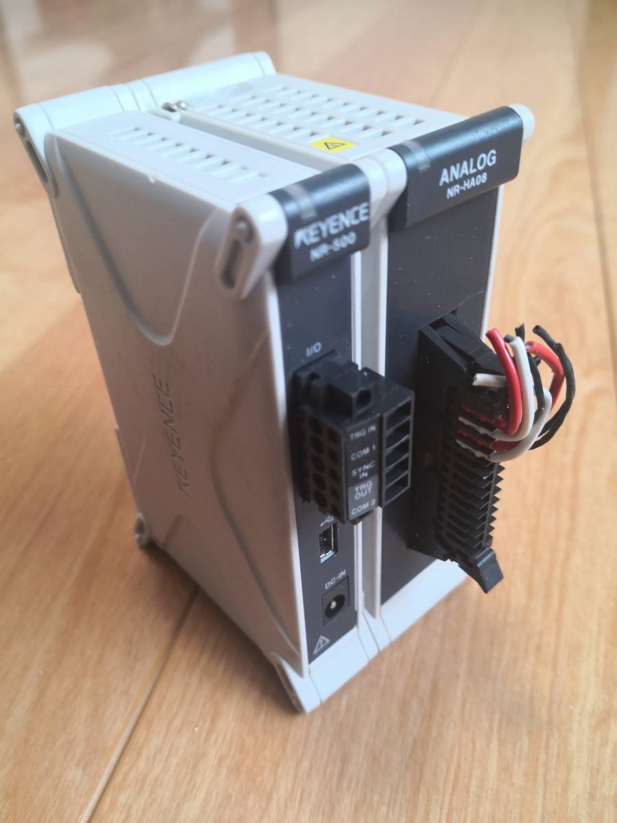 J キーエンス(KEYENCE)　マルチ入力データロガー NR-500 及び高速アナログ計測ユニットNR-HA08のセット