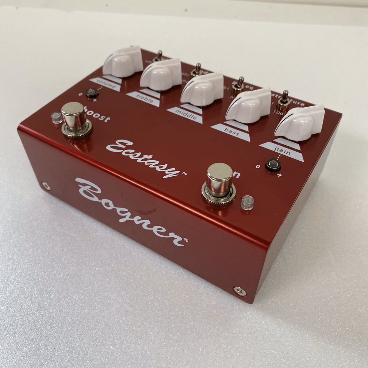 美品 BOGMER ボグナー Ecstasy Red ギター エフェクター 動作確認済