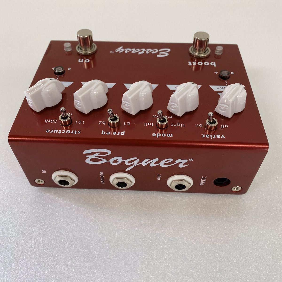美品 BOGMER ボグナー Ecstasy Red ギター エフェクター 動作確認済 美品 BOGMER ボグナー Ecstasy Red ギター エフェクター 動作確認済