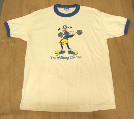 Disney ディズニー USA製 ミッキー - 白 ビンテージ 70s 希少70s USA製 