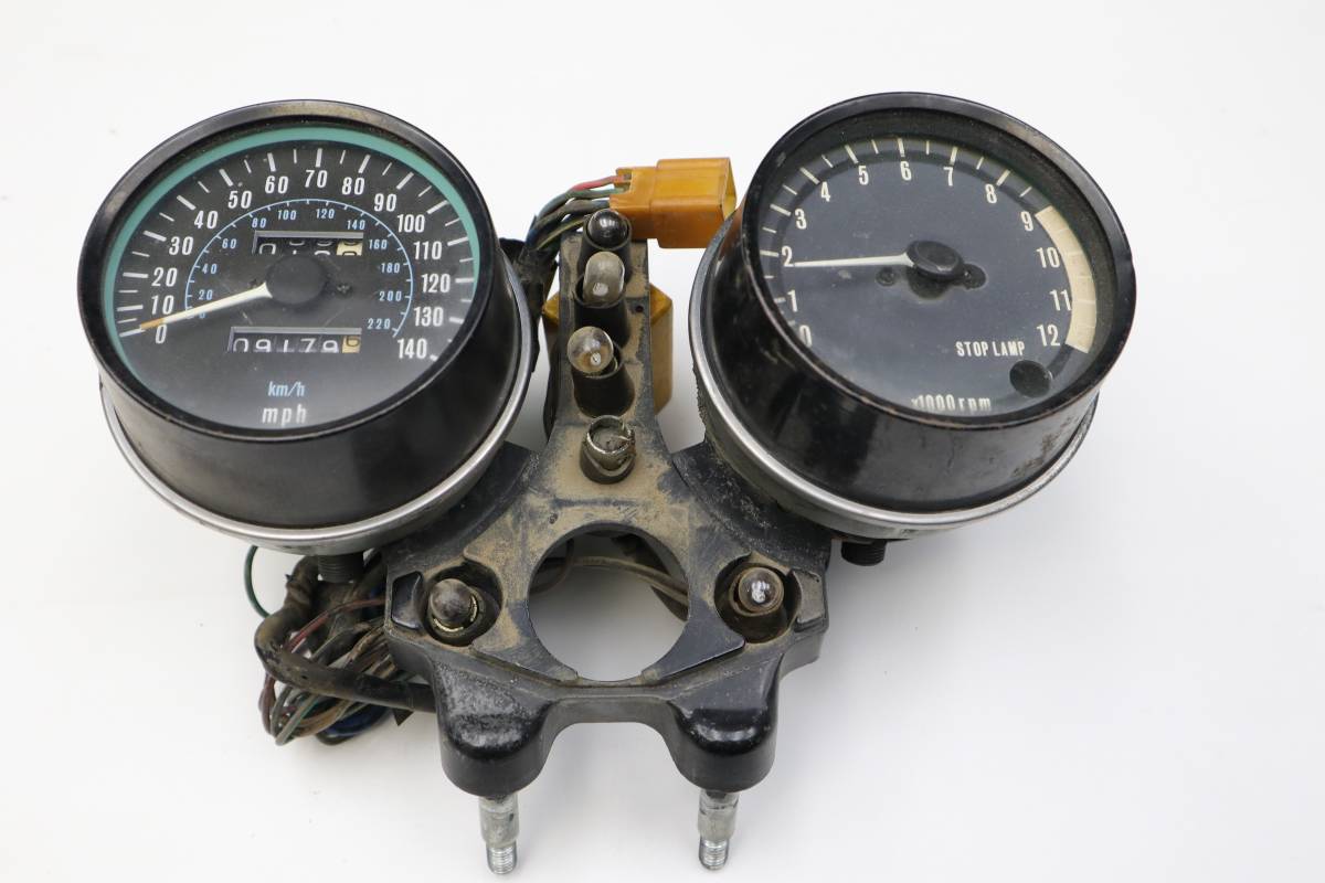 KAWASAKI Z400FX⁄Z400J⁄Z550FX カワサキ Z400FX タコメーター 美品 KZ