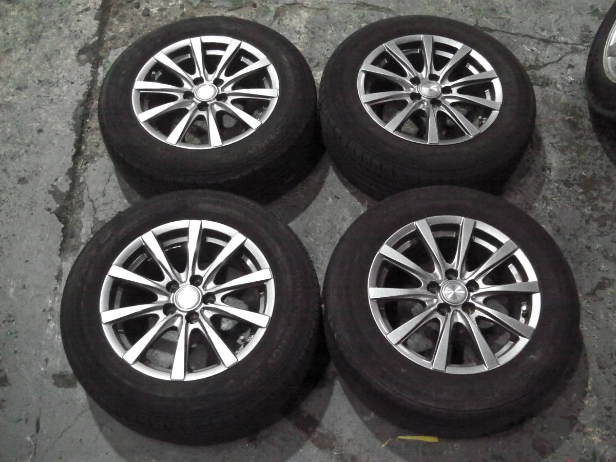 GRASS 15インチ 6.5J+40 5H PCD100 4本 トーヨー ナノエナジー J59 ⑯