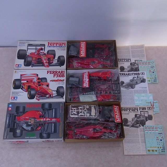 未組立 タミヤ 1/20 フェラーリ F189/後期型/F310B 計3個set TAMIYA