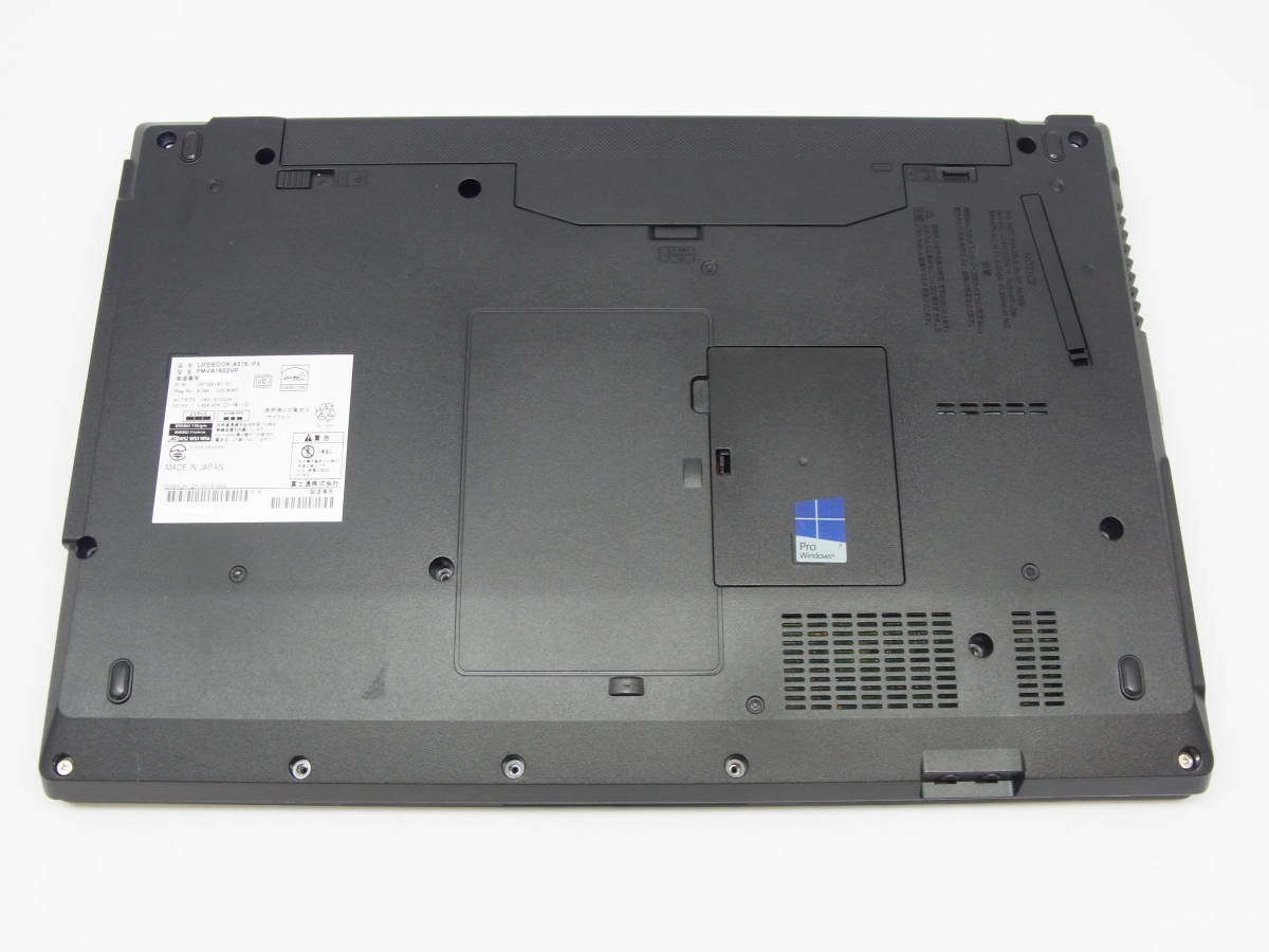 富士通 LIFEBOOK A576/PX・Core i3-6100U・15.6型ワイド・高速新品 
