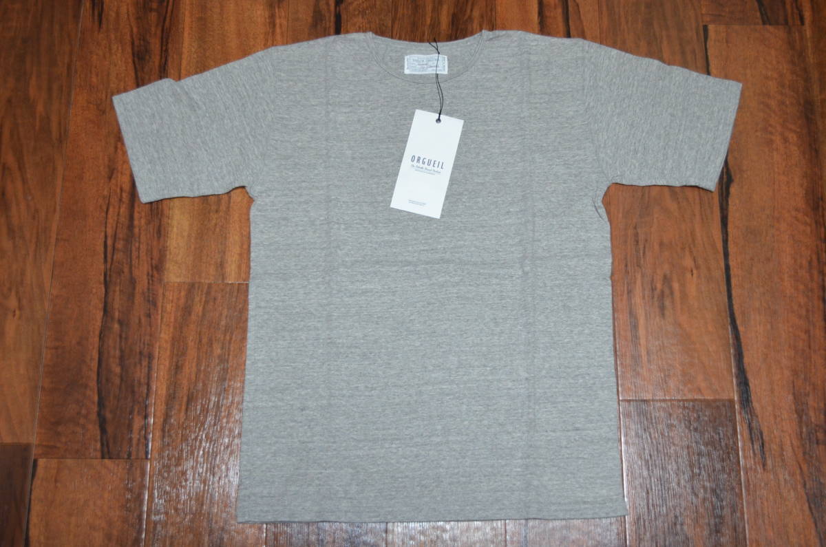 ●新品！オルゲイユORGUEILクルーネックTシャツ グレー サイズ2 タグ付き ORGUEIL オルゲイユ 半袖|クルーネック|Tシャツ『Crew スラブコットン 最高級 メルカリ
