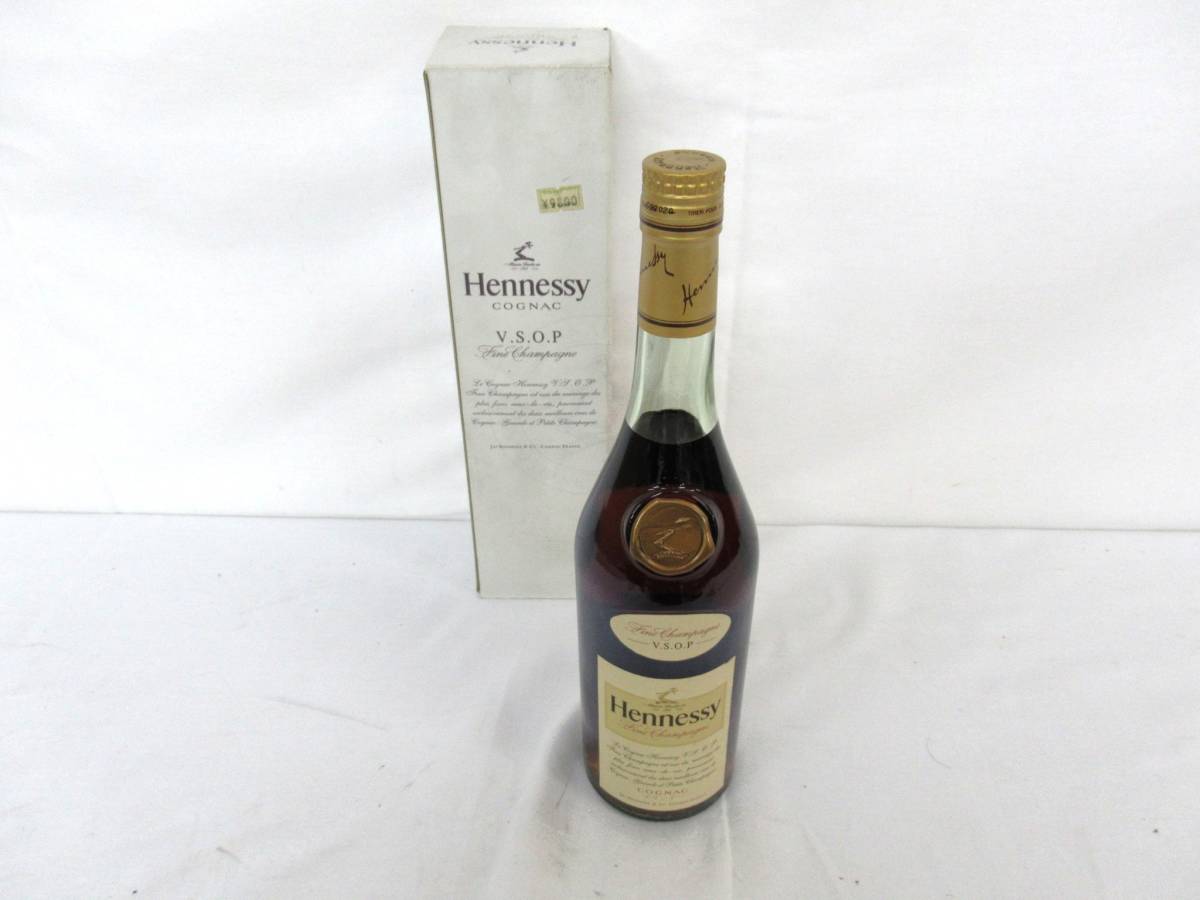 新作入荷，定番 古酒/Hennessy/ヘネシー/⑤/VSOP/スリム/グリーンボトル/金キャップ/旧/700ml/40%/箱付(ヘネシー)｜売買されたオークション情報、yahooの商品情報をアーカイブ公開 - オークファン コニャック