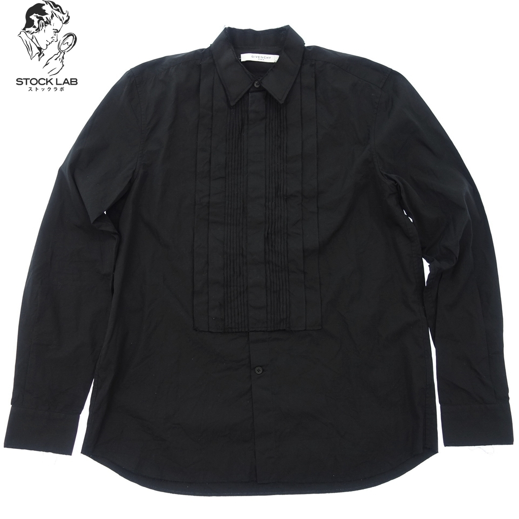 【低価，格安】 GIVENCHY ジバンシィ 15W 6305 352 カットオフデザイン 長袖シャツ 41 黒 メンズ(男性用)｜売買されたオークション情報、yahooの商品情報をアーカイブ公開 - オークファン 男性用