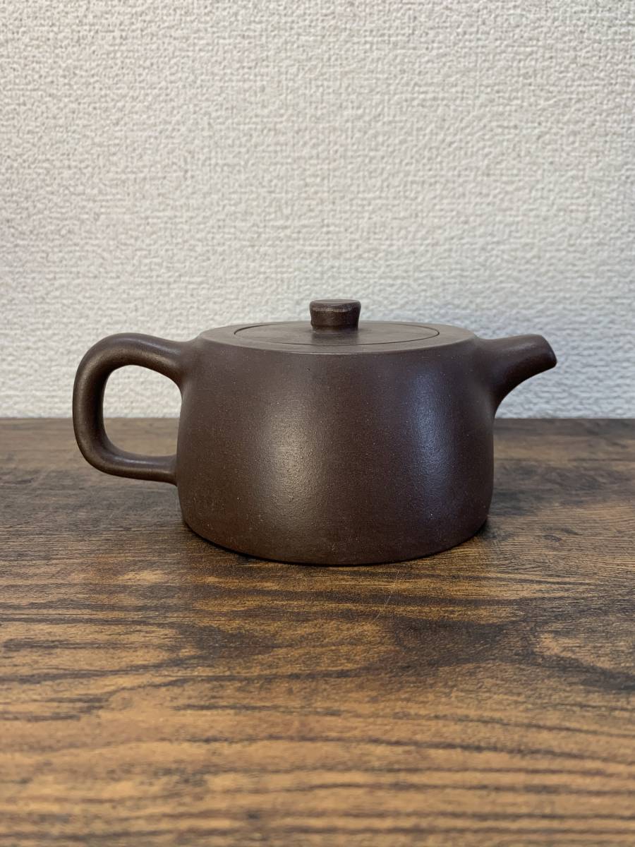 在銘 急須 紫砂 中国宜興 煎茶道具 紫泥 朱泥 茶道具 朱泥急須