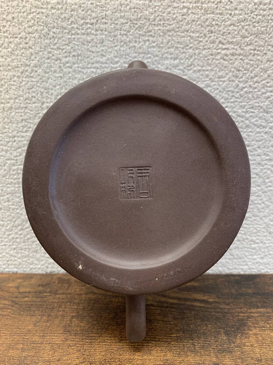 在銘 急須 紫砂 中国宜興 煎茶道具 紫泥 朱泥 茶道具 朱泥急須
