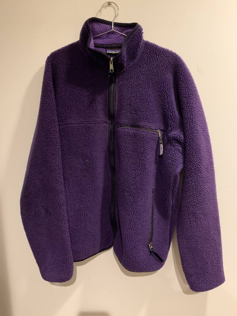 【大得価】 Patagonia パタゴニア ベビー レトロカーディガン エッグプラント USA製 Lサイズ パイル(Lサイズ)｜売買されたオークション情報、yahooの商品情報をアーカイブ公開 - オークファン 男性用