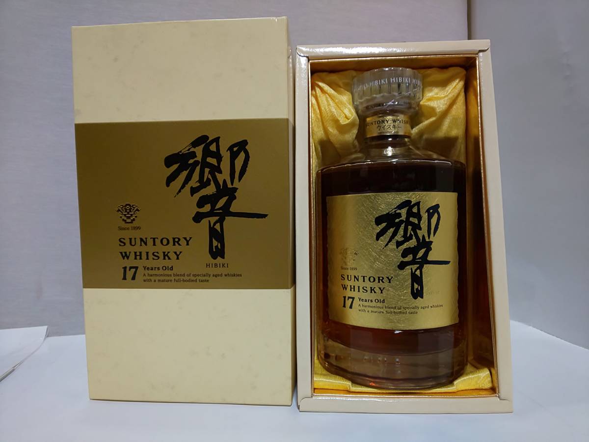 大得価，定番人気 SUNTORY 響17年 ゴールドラベル／ 未開栓／化粧箱(日本)｜売買されたオークション情報、yahooの商品情報をアーカイブ公開 - オークファン 日本