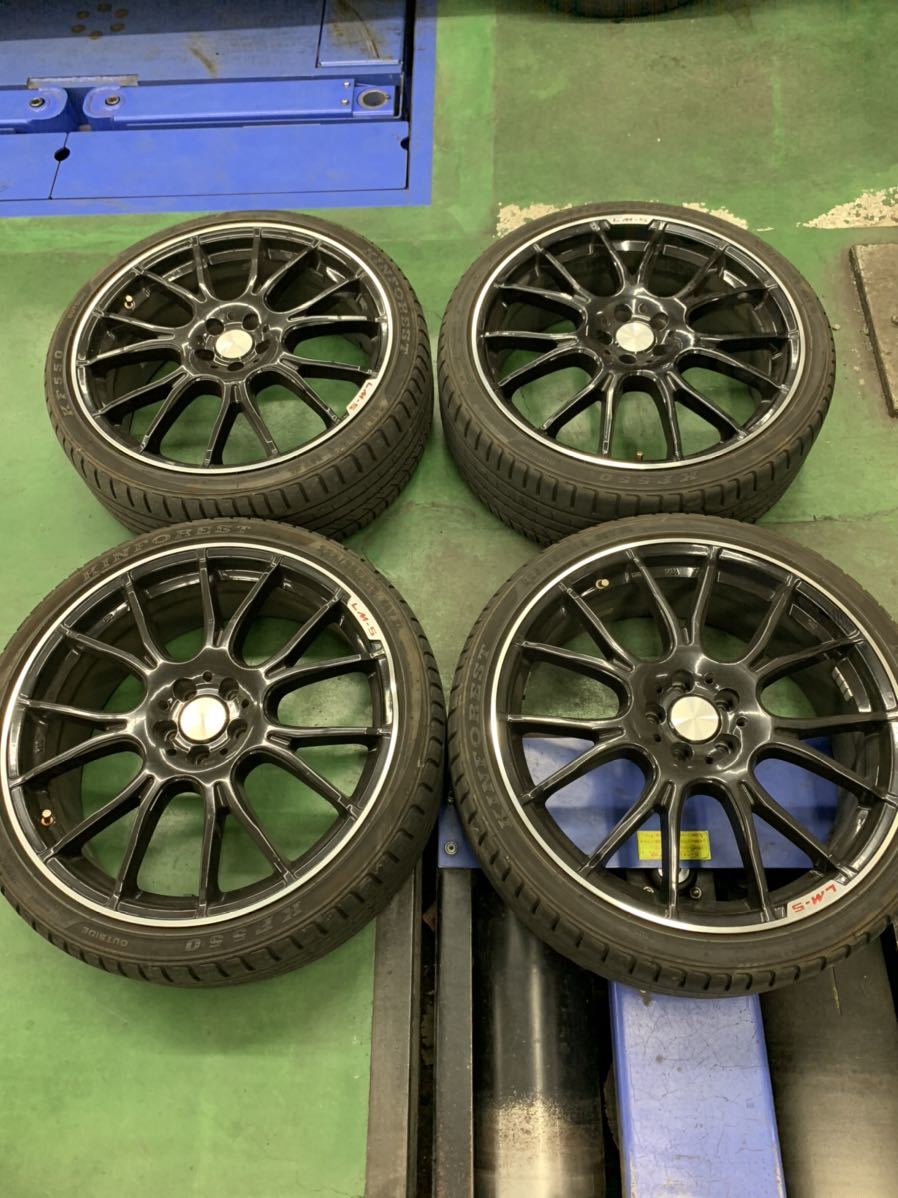 レアマイスター LM-S 225 35 19 pcd100 5H オフセット 45 7.5j 