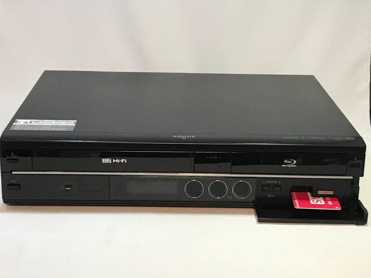 シャープ 09年☆シャープ⁄SHARP☆HDD⁄BDレコーダー⁄VHS☆BD-HDV22 