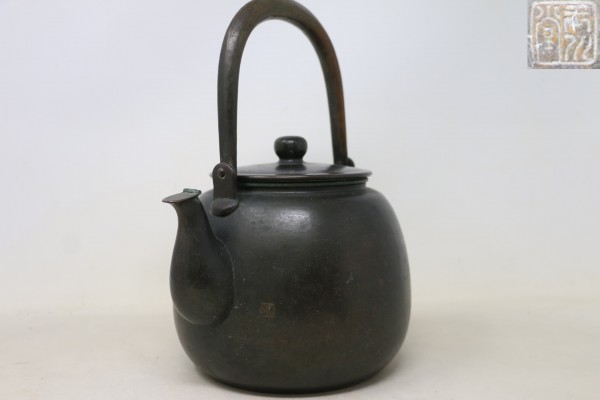 玉川堂　槌起銅器　水注 玉川堂 - Yahoo!オークション 鎚起銅器 無形文化財 GYOKUSENDO 鎚起