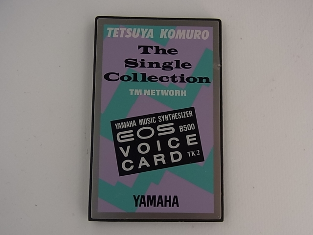 即決☆ヤマハ YAMAHA EOS B500用 The Single Collection VOICE CARD