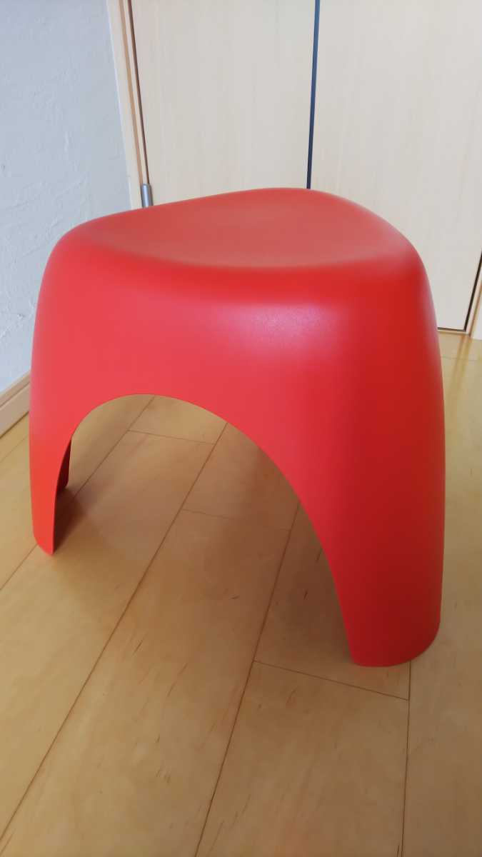 vitra エレファントスツール レッド 廃盤色 柳宗理 住まい、インテリア