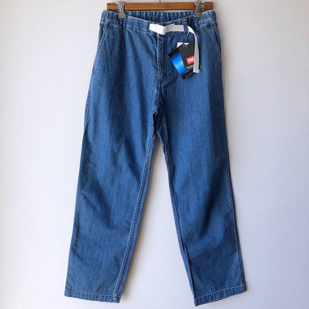 格安，爆買い タグ付 1.65万 HELLY HANSEN Light N/C Denim Pants ヘリーハンセン コットン ナイロン デニム イージーパンツ ブルー M(ロング)｜売買されたオークション情報、yahooの商品情報をアーカイブ公開 - オーク ロング