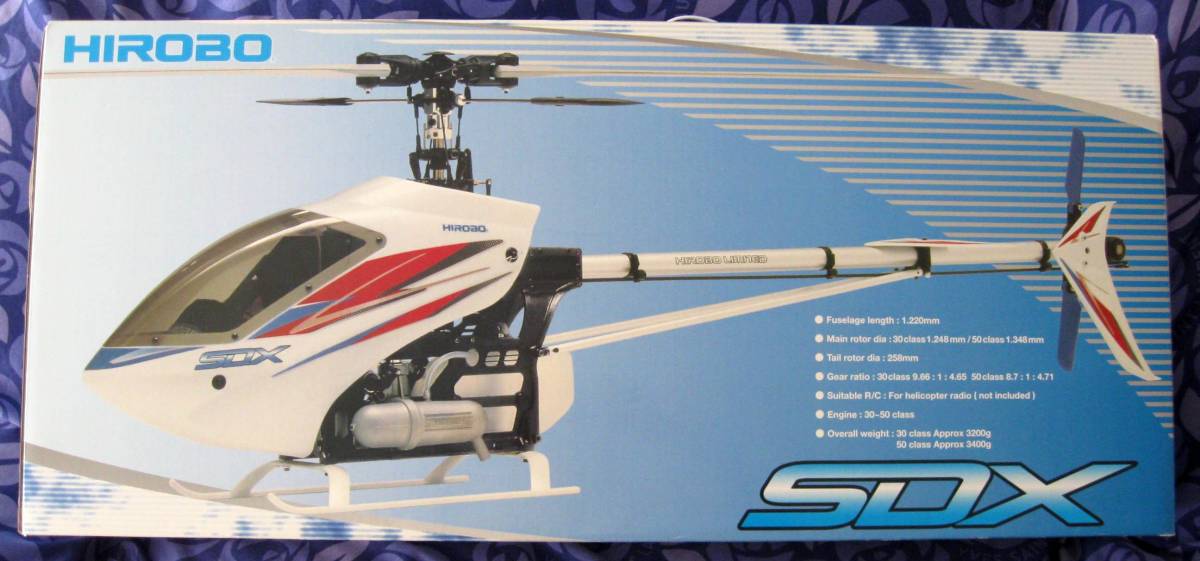 HIROBO SDX SWM system ラジコンヘリコプター SDX 50 SWM FL-Ⅱ B/M