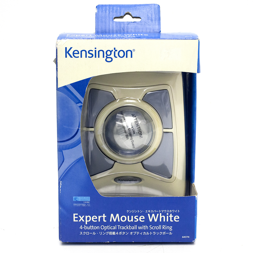 即納即納 Kensington ケンジントン Expert Mouse White オプティカル