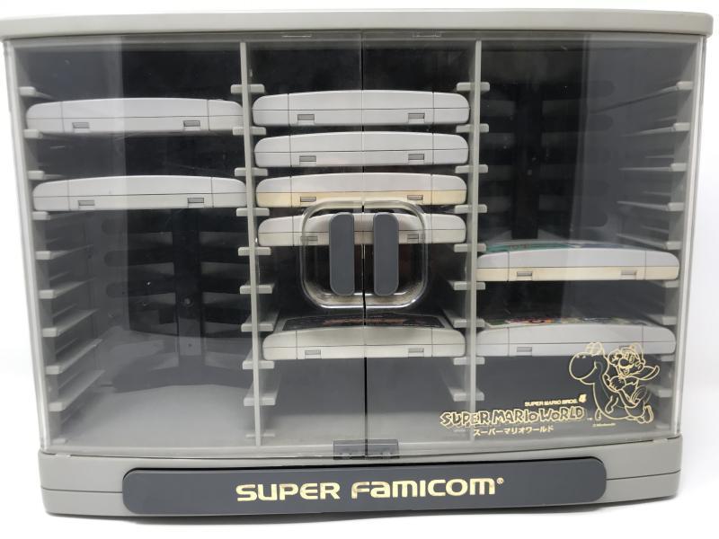 スーパーファミコン カセットラック 収納ケース スーパーマリオ