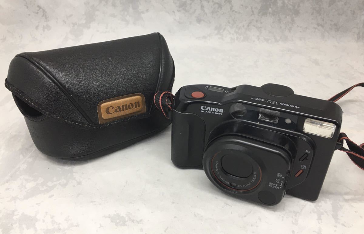 激安大特価，格安 2h10 必見 品 キャノン Canon QUARTZ DATE Autoboy TELE フィルムカメラ / CANON LENS 40/70mm 1:2.8/4.9 / 動作未確認ジャンク扱い(コンパクトカメラ)｜売買されたオークション情報、yahooの商品情報をアーカイ コンパクトカメラ