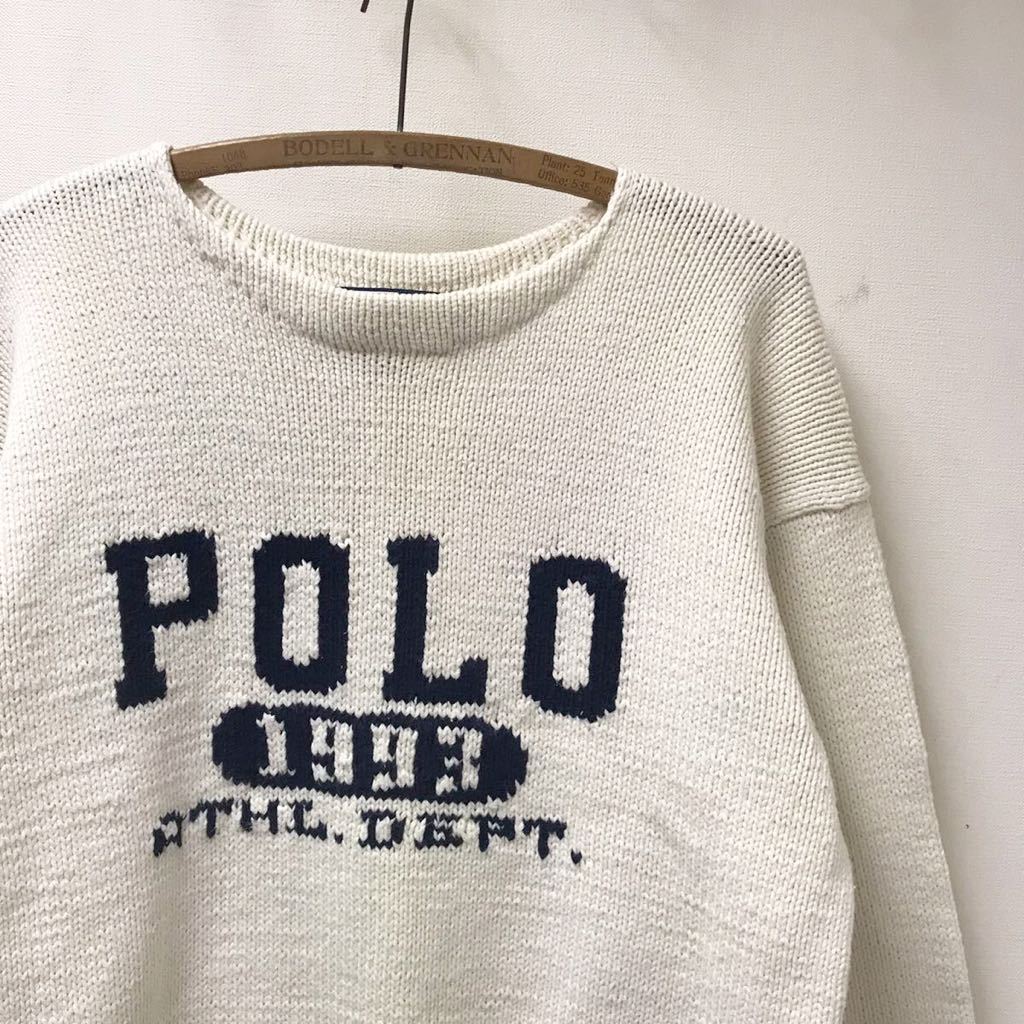 RALPH POLO コットンニット - セーター Ralph Lauren 古着ラルフ 