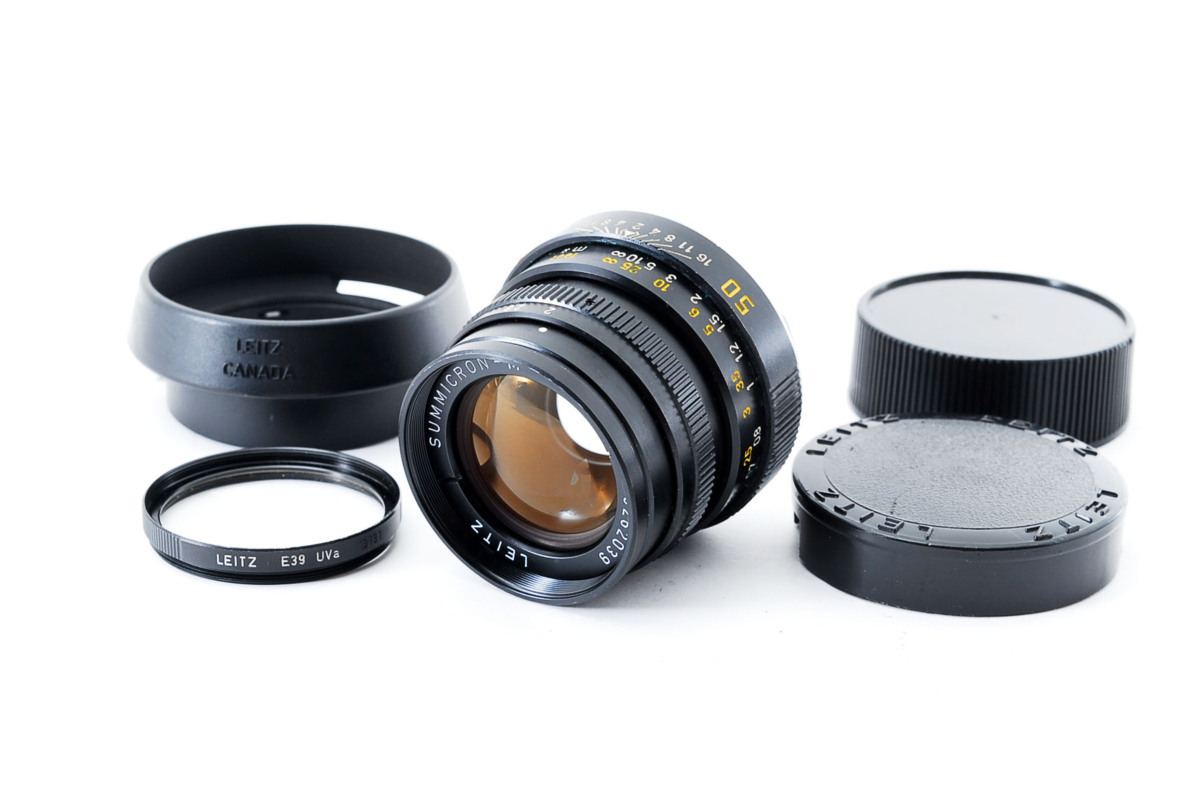 ☆Mマウント☆ ライカ LEITZ SUMMICRON-M 50mm F2 第3世代 ブラック