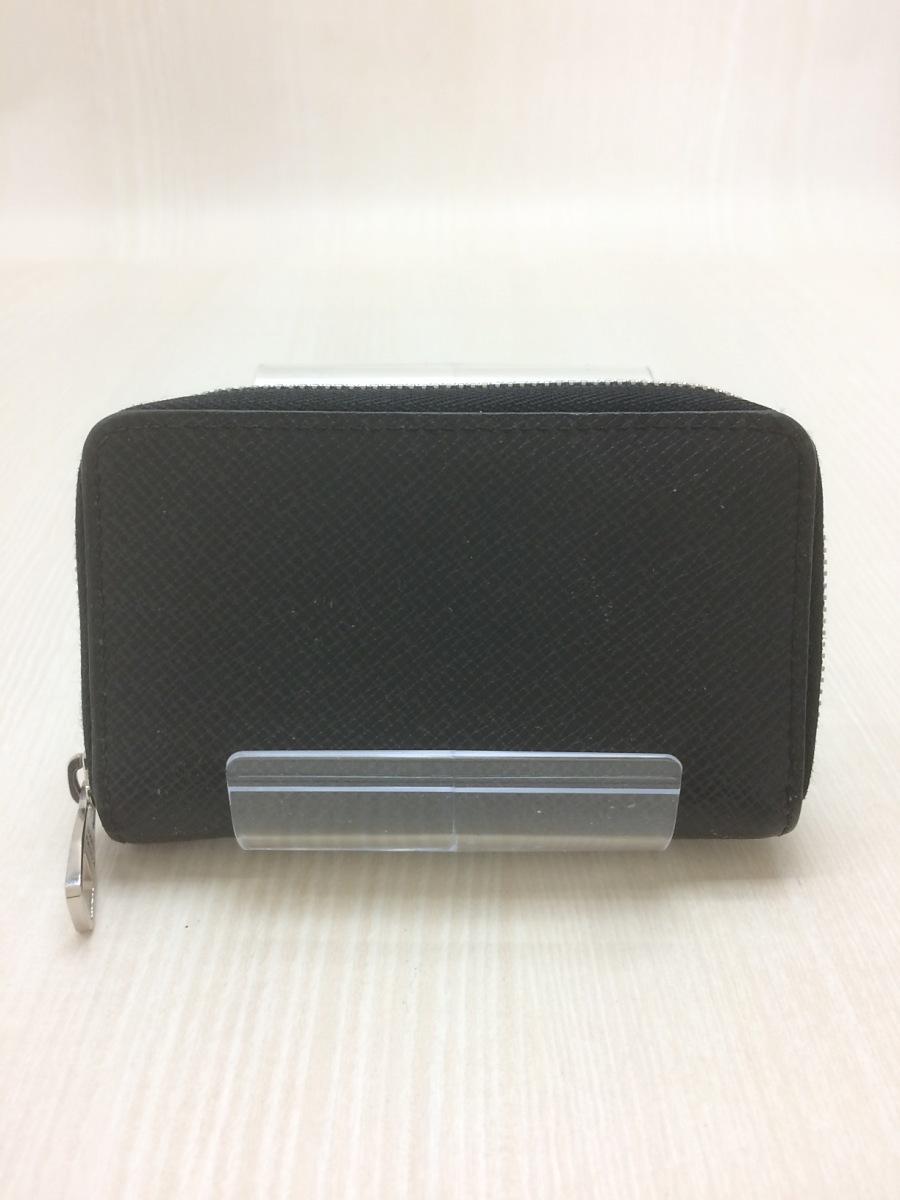 【未使用級】 ルイヴィトン タイガ パース ジッピー LOUIS VUITTON◇ジッピー・コインパース_タイガ/レザー/BLK/無地
