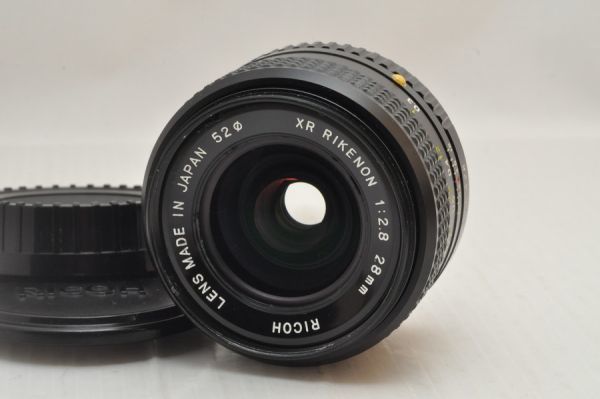 12373W1]☆極上美品☆RICOH XR RIKENON 28mm F2.8 pentaxK 50mm XR