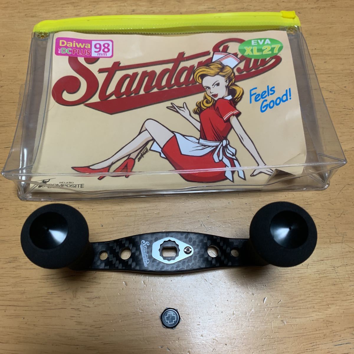 スタジオコンポジット EX96 29XL カーボンハンドル ダイワ アブ用
