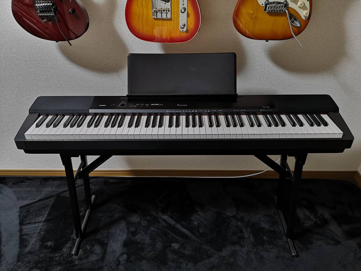 【美品】CASIO Privia 電子ピアノ px-150 スタンド付き カシオ電子ピアノ PX-150 CASIO Privia PX-150 電子ピアノ 純正