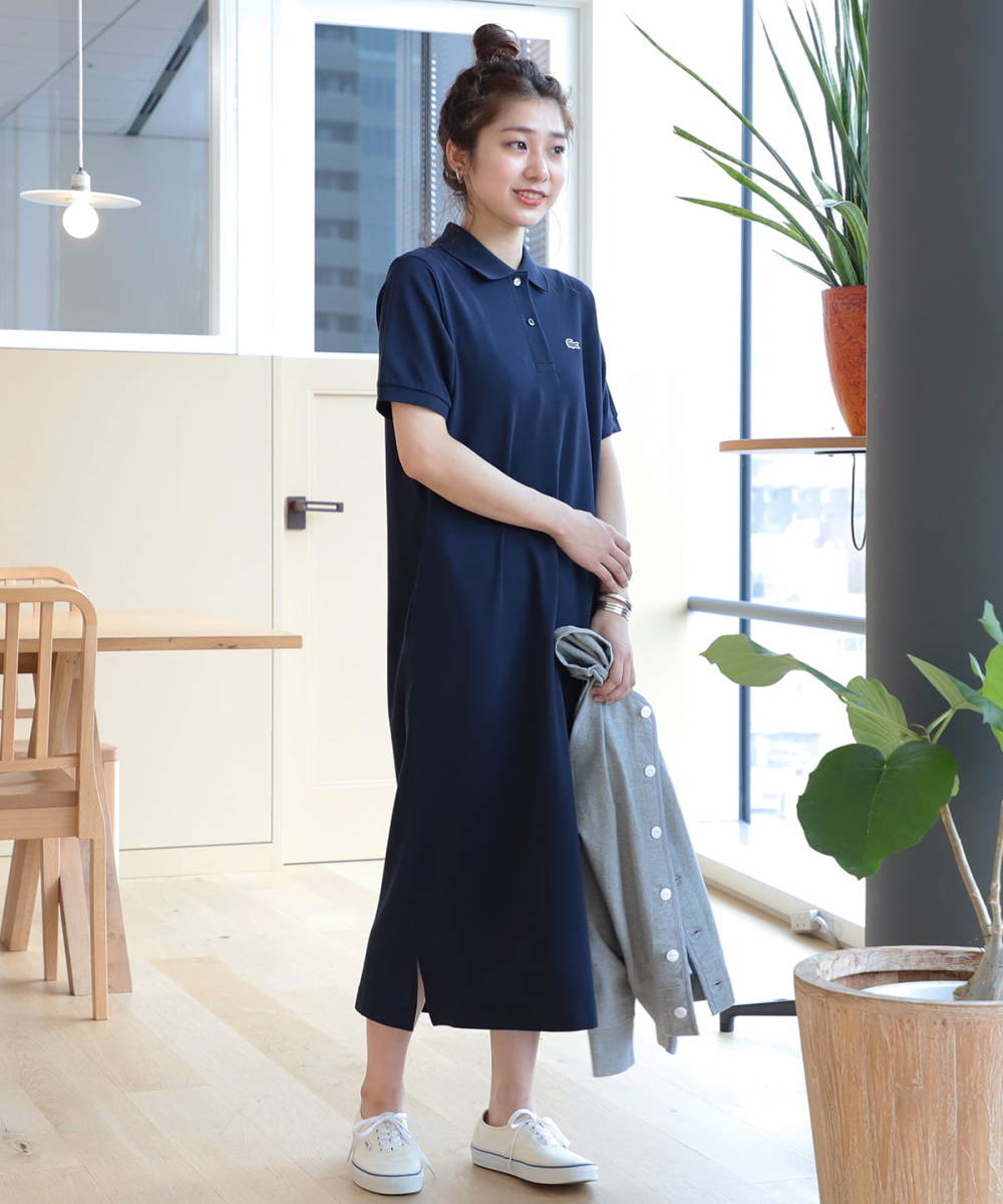 20SS新品完売【定価1.9万】☆サイズ36/LACOSTE × BEAMS BOY / 別注 