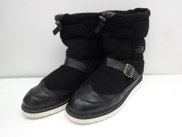 【限定SALE，本物保証】 KZ218H THE NORTH FACE x HARRIS TWEED Nuptse Bootie 27 黒 定価￥29400- ノースフェイス ヌプシブーティー NF51370(男性用)｜売買されたオークション情報、yahooの商品情報をアーカイブ公開 - オークファン 男性用