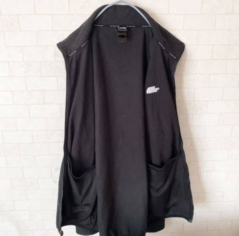 【送料無料 １円スタート】THE NORTH FACE ノースフェイス フリース ジャケット ワンポイント ブルゾン 古着 90s_10