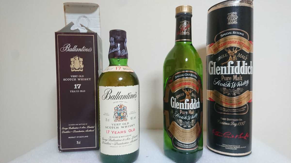 グレンフィディック15年&バランタイン17年 【2本セット