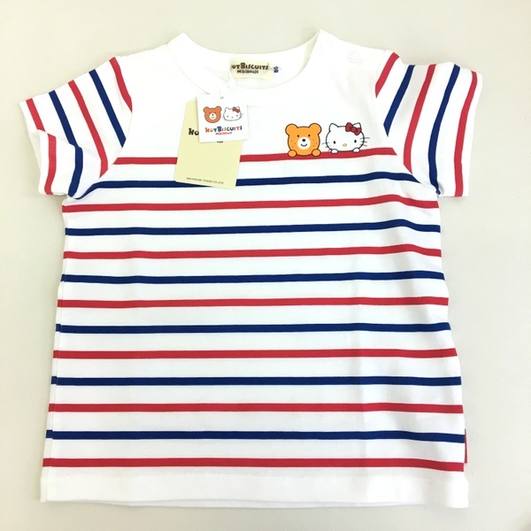 ホットビスケッツ ハローキティ コラボ 半袖 ボーダー Tシャツ 新品  