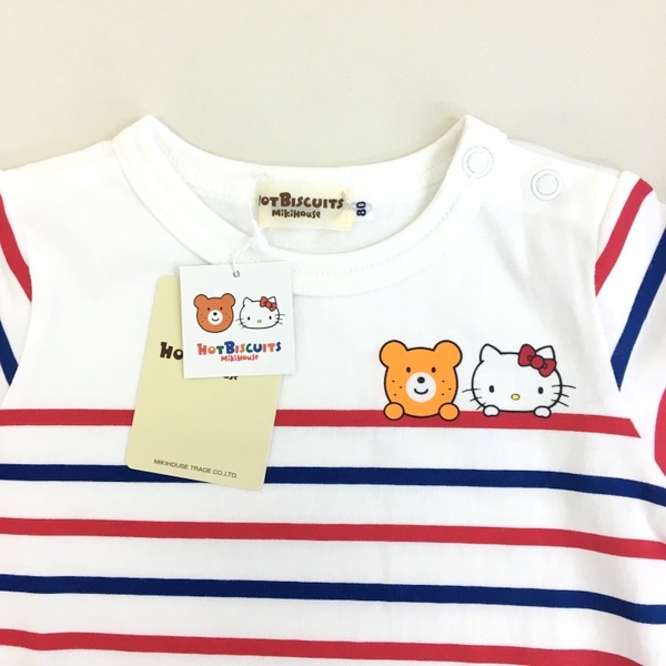 ホットビスケッツ ハローキティ コラボ 半袖 ボーダー Tシャツ 新品  