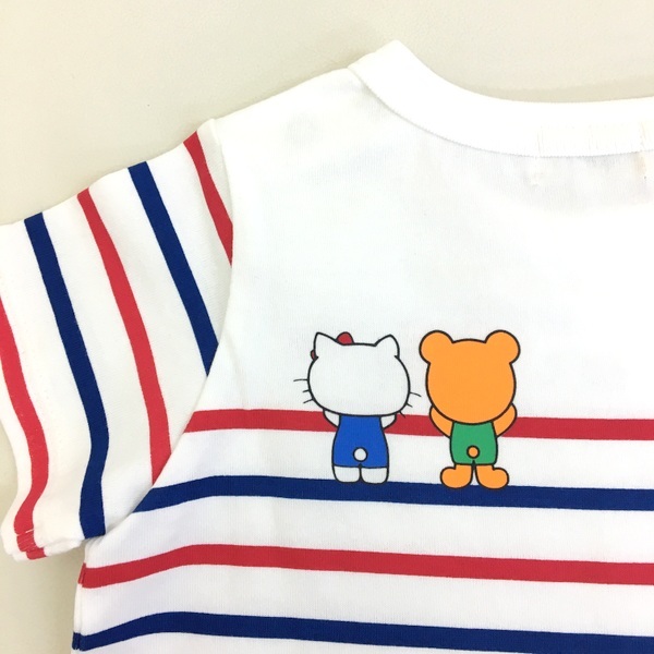 ホットビスケッツ ハローキティ コラボ 半袖 ボーダー Tシャツ 新品  