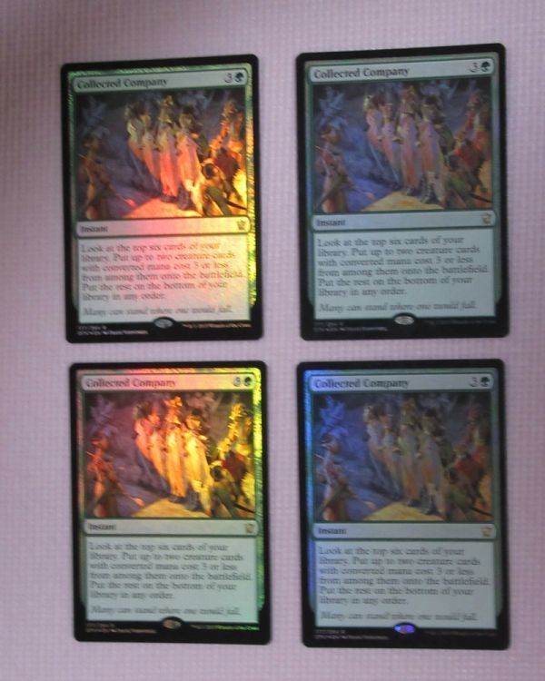 mtg 集合した中隊/Collected Company DTK 英語版 foil 4枚セット 即決