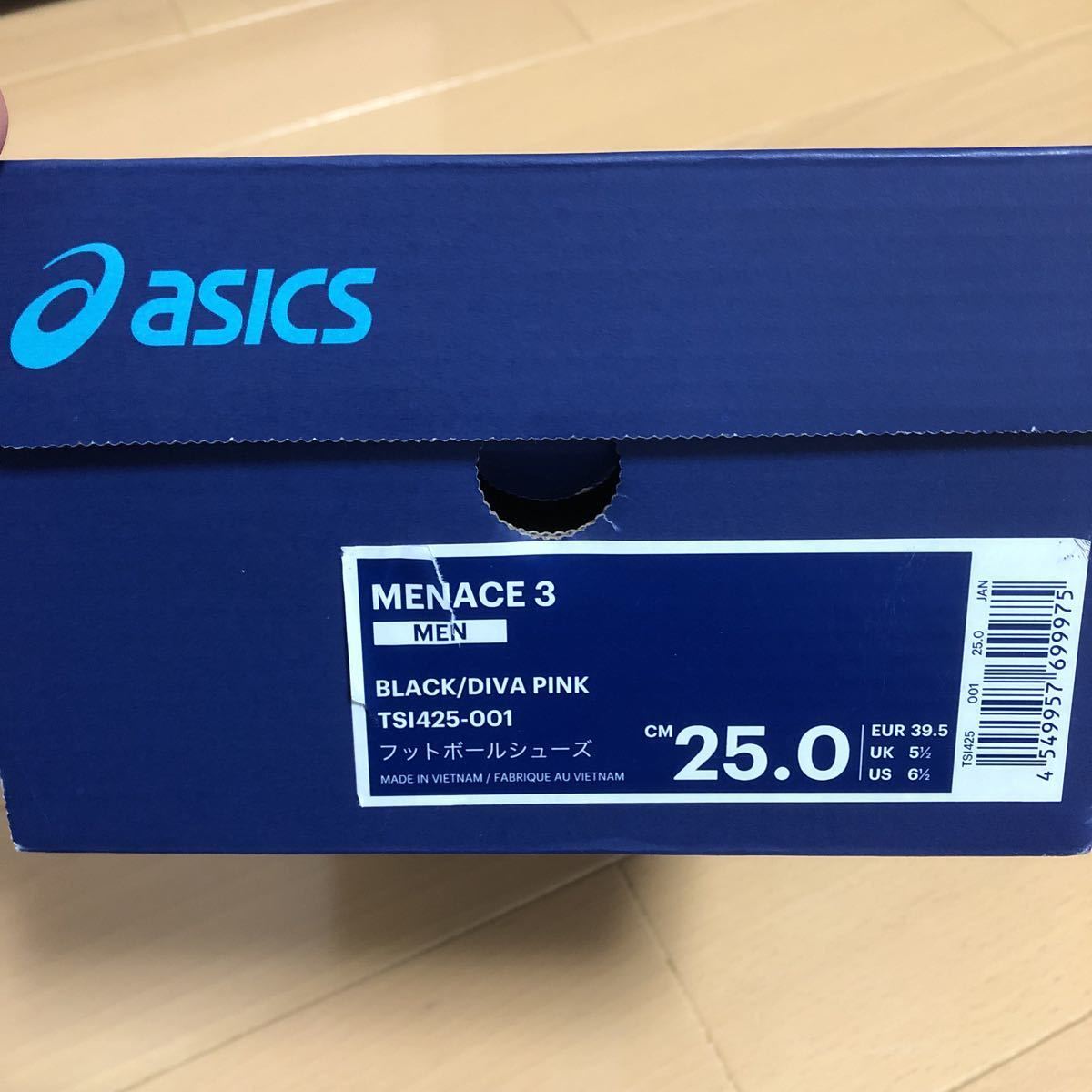 アシックス メナス3 - BLOG 0 メナス Kohei's ブラックアウトカラー &frasl; KISHISPO Kemari87 : 新色 LE ブラック×ディーバピンク メナス3の通販