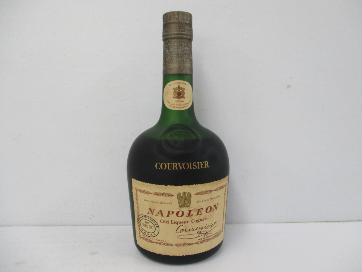 G1785☆古酒☆1000円から☆【未開栓】COURVOISIER NAPOLEON COGNAC