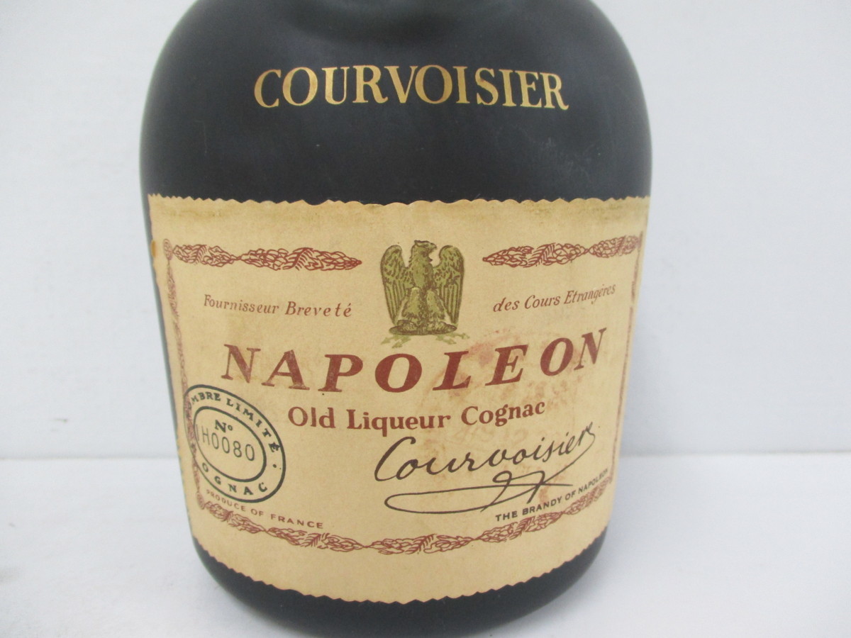G1785☆古酒☆1000円から☆【未開栓】COURVOISIER NAPOLEON COGNAC