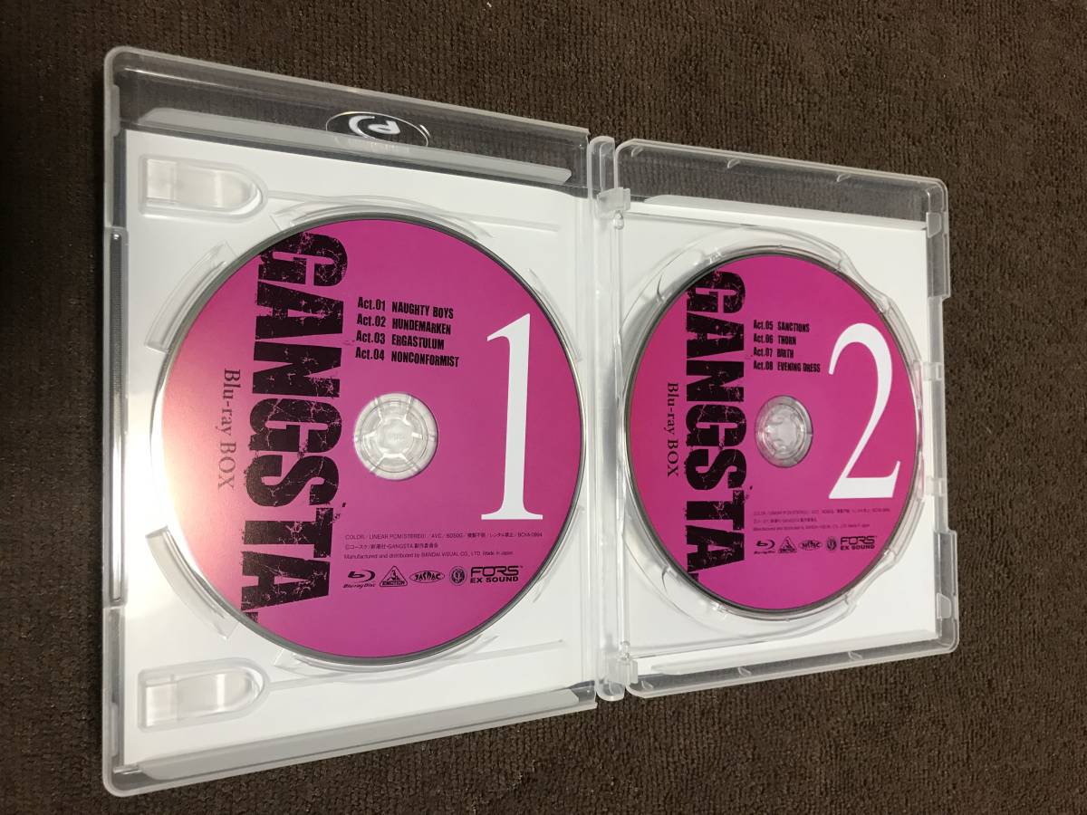 GANGSTA. Blu-ray BOX〈限定盤・3枚組〉 3枚組 Blu-ray BOX 盤面良好 GANGSTA 即決 備z | CHESS4KIDS.CH