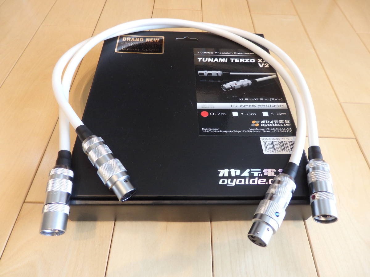 TERZO TUNAMI V2 オヤイデ電気 XX RR :: RCAケーブル [XLRケーブル V2⁄1.8m