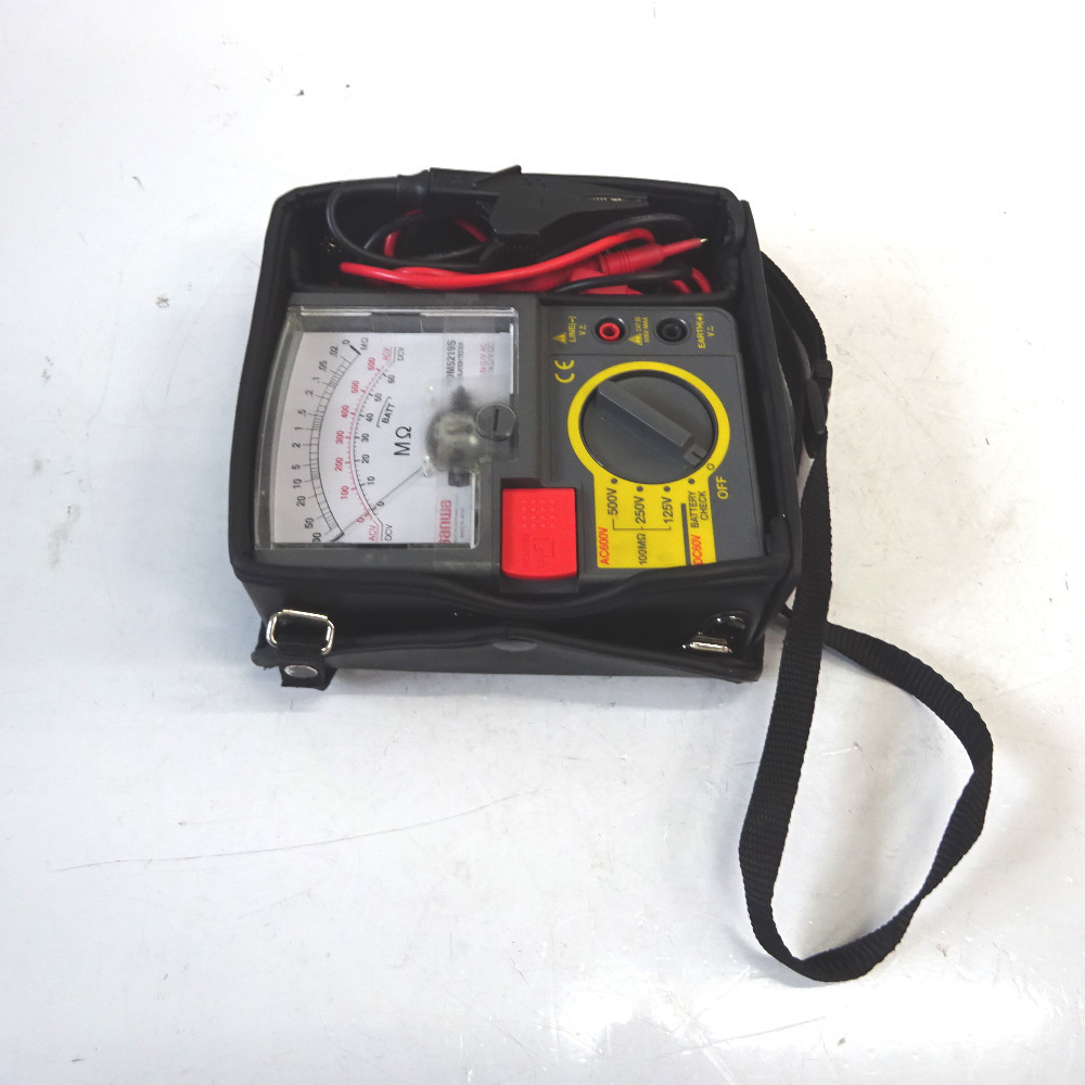 Ft890421 サンワ アナログ 絶縁抵抗計 500V 250V PDM5219S SANWA 中古