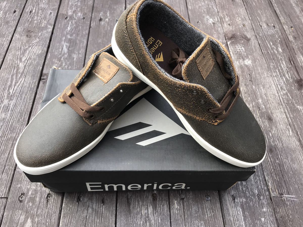 【驚きの破格値，限定SALE】 エメリカ emerica skateboardshoes スケートボードシューズ 25.5cm 箱付(シューズ)｜売買されたオークション情報、yahooの商品情報をアーカイブ公開 - オークファン シューズ