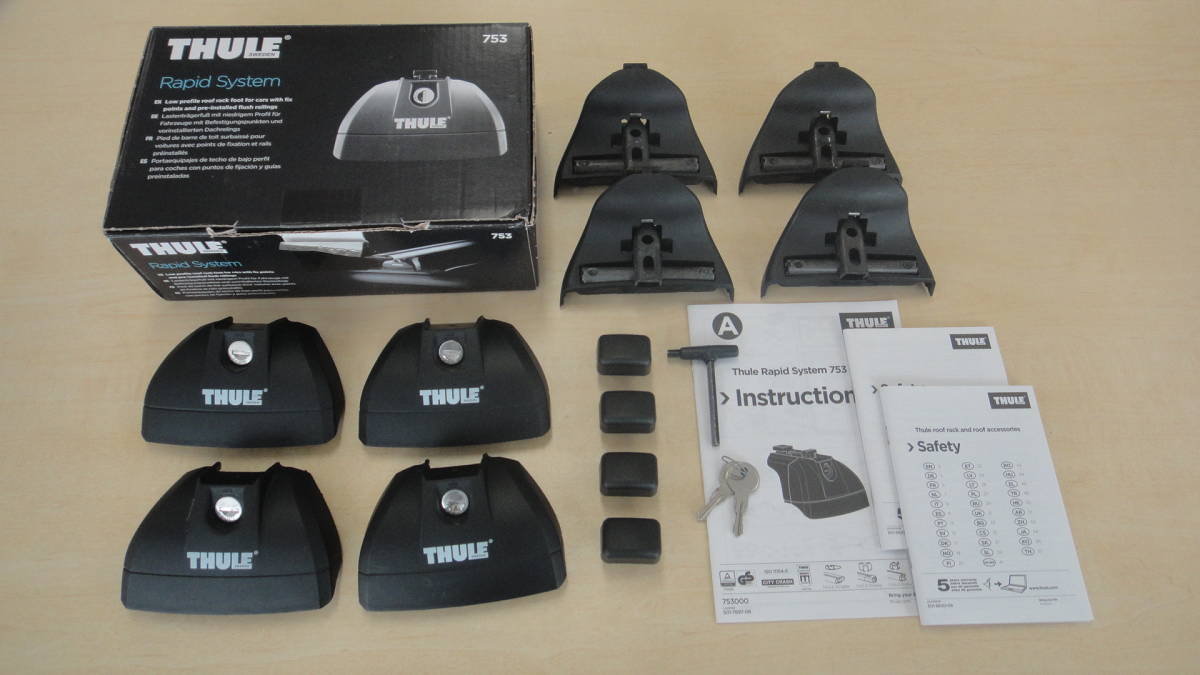 THULE TH753 スーリー ラピッドフィックスポイント ラピッド thule