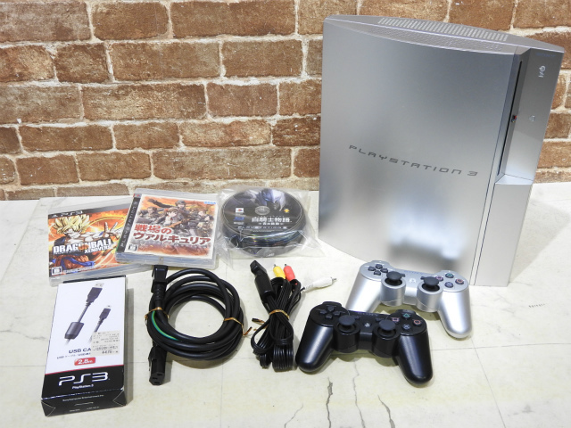 【2026，定番】 1円 簡易チェックのみ SONY PlayStation3 CECHL00 80GB サテン シルバー 本体のみ ソニー PS3(PS3本体)｜売買されたオークション情報、yahooの商品情報をアーカイブ公開 - オークファン PS3本体
